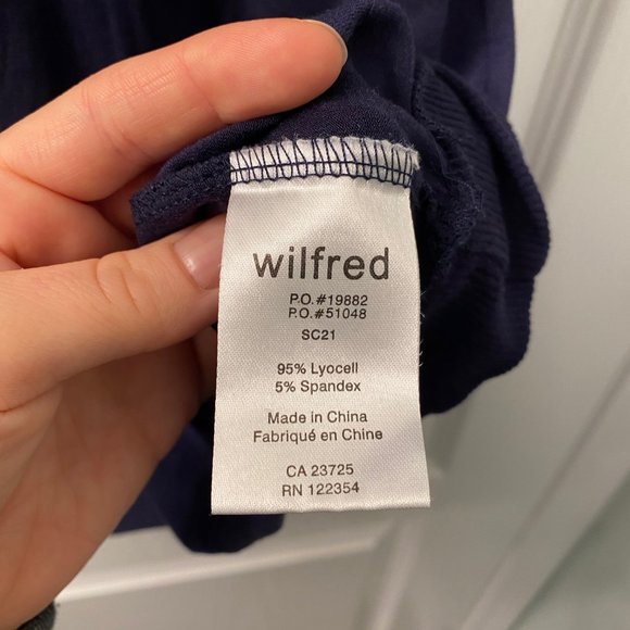 Wilfred Tunic V-Neck Banded Hem Stretchy - Picture 8 of 9